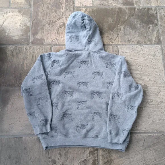 Revenge - All Over Embroidered Logo Hoodie (LARGE) - Picture 2 of 5